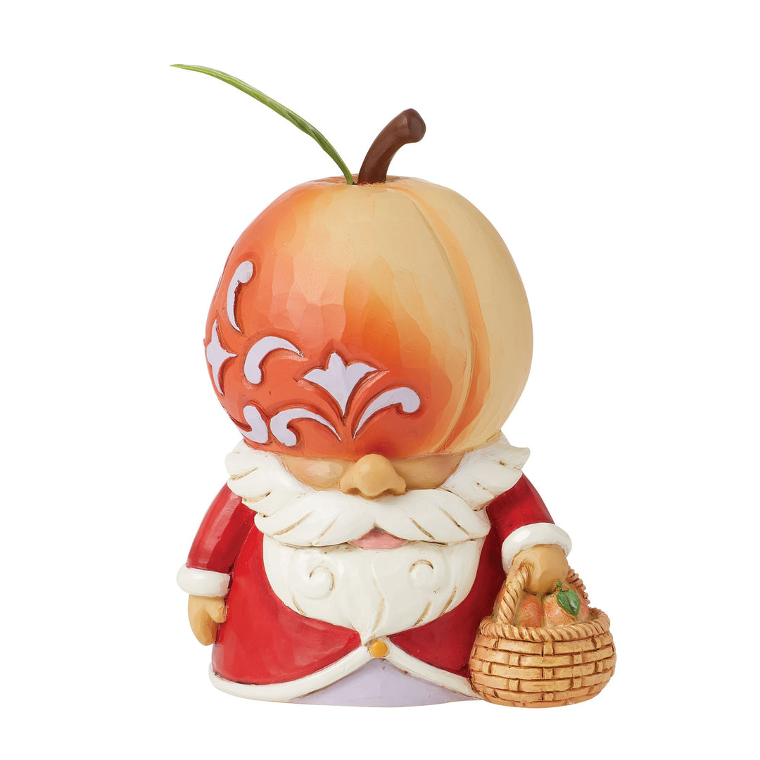 Peach Gnome Figurine