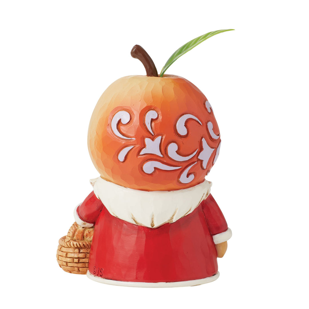 Peach Gnome Figurine