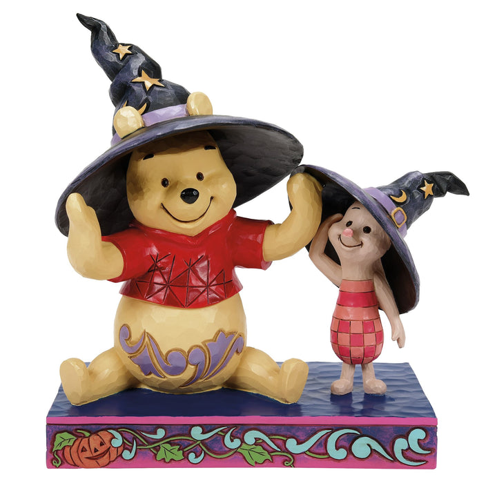 Pooh and Piglet Witch Hats