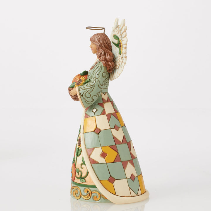 Angel with Sunflower Figurine