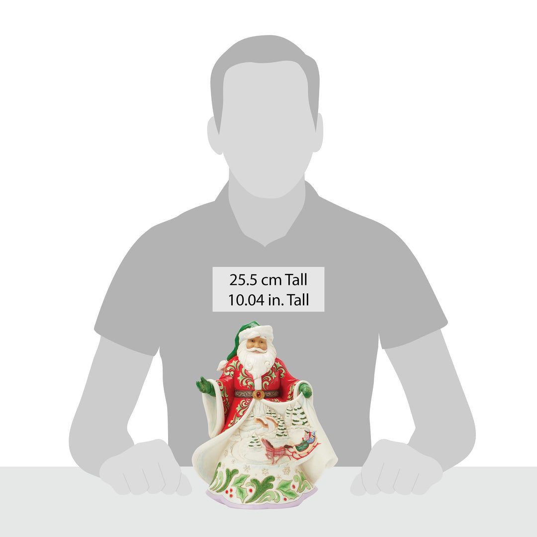 Santa Winter Scene Musical Fig