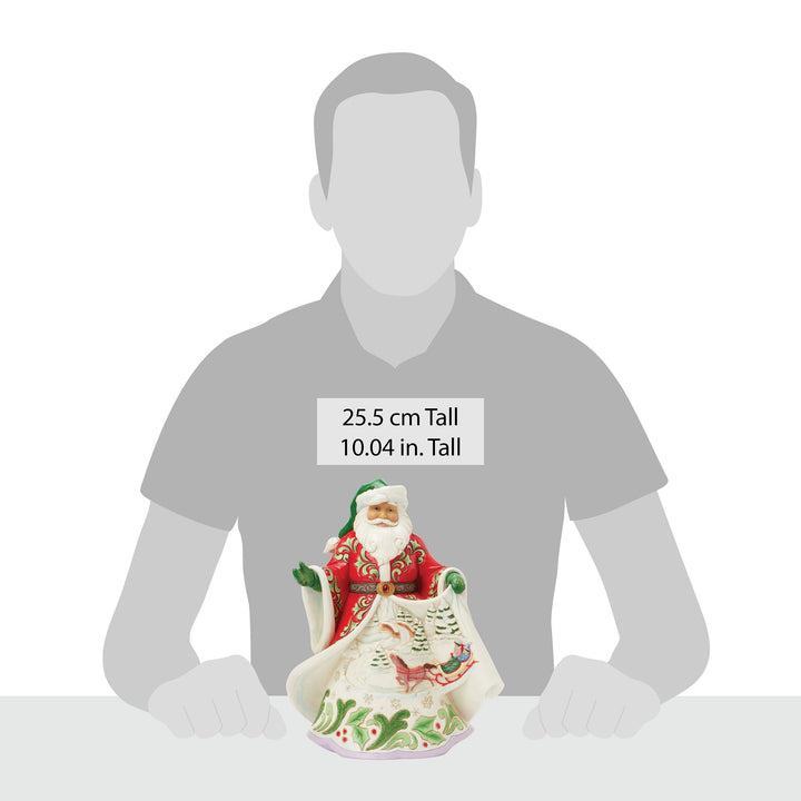 Santa Winter Scene Musical Fig