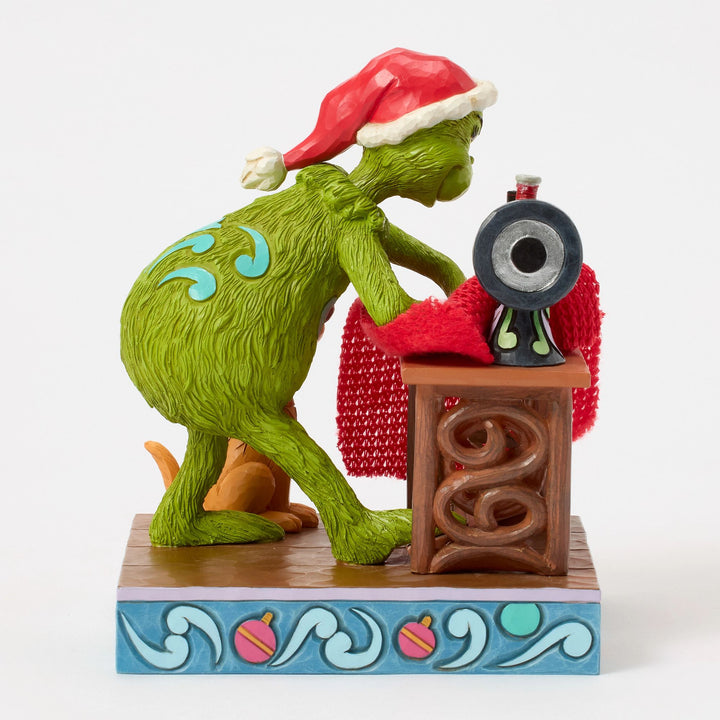 Grinch Sewing Santa Suit Fig