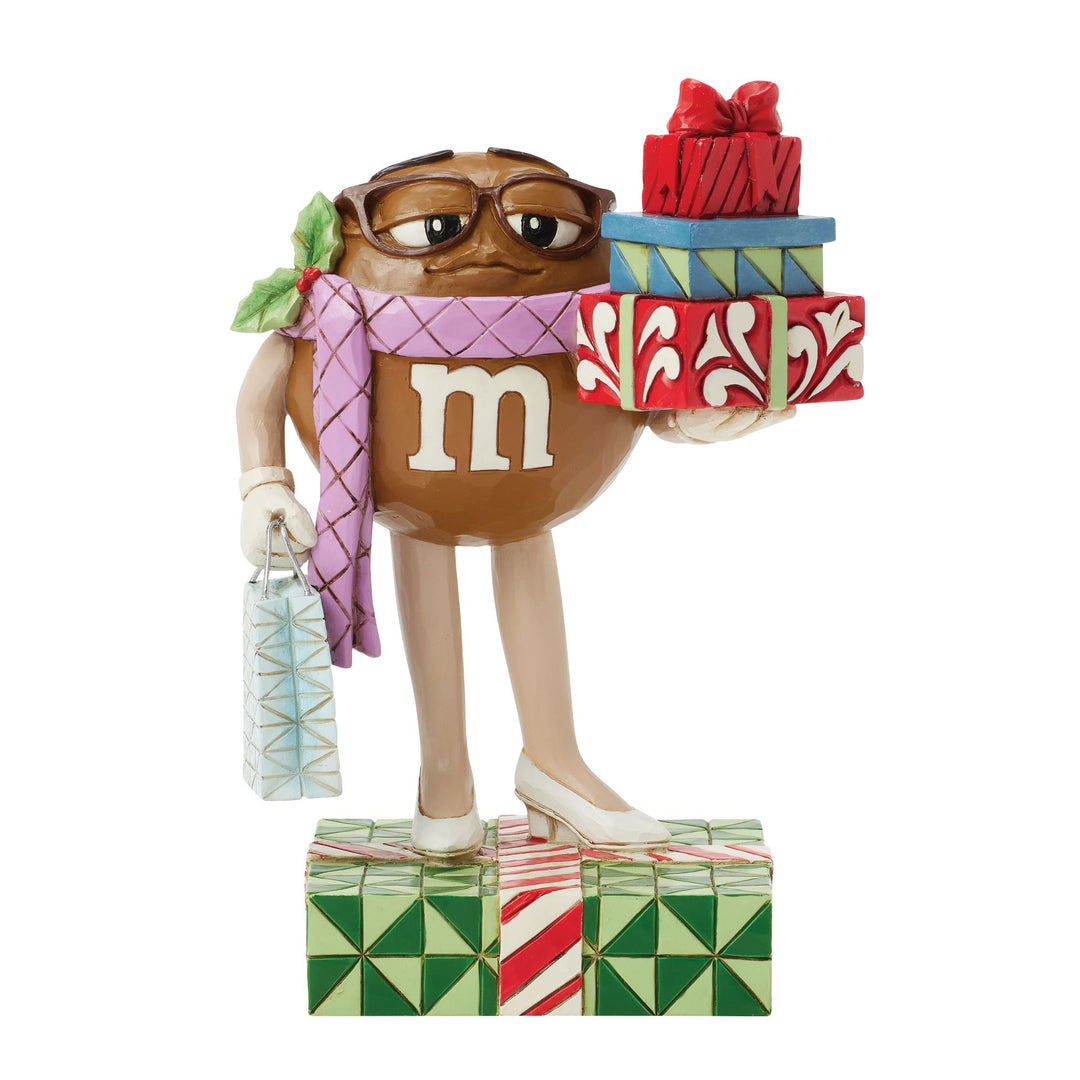 M&M'S Brown Charac w/ Presents