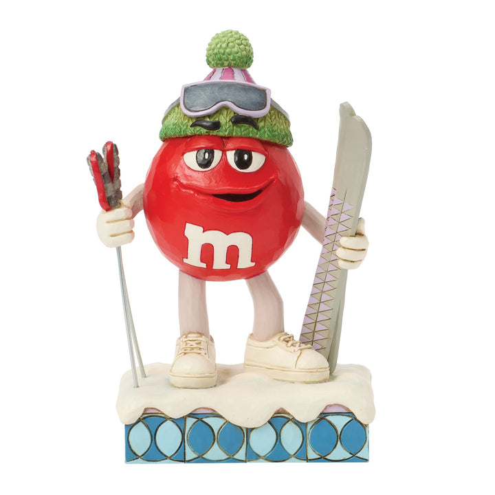 M&M'S Red Character with Skis