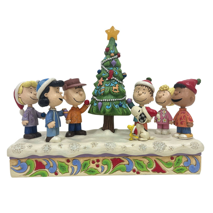 Peanuts Gang Decorating Tree