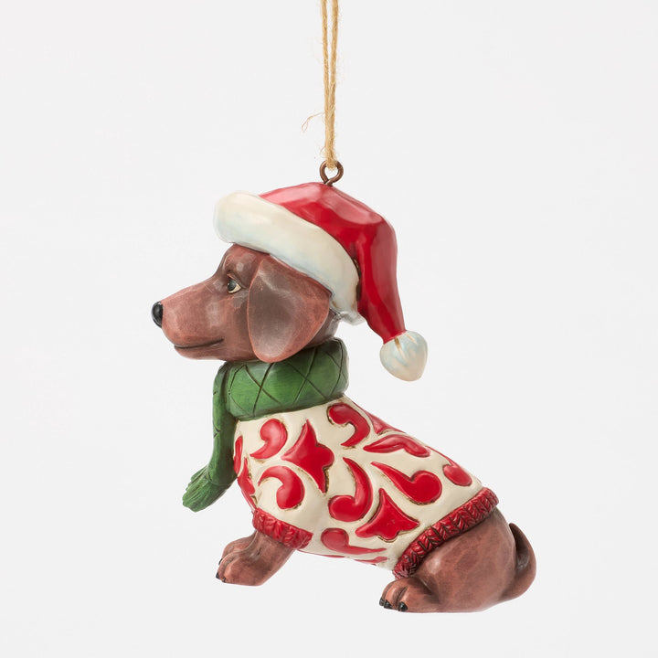 Christmas Dog Dachshund Orn