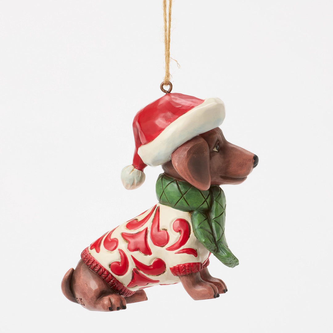 Christmas Dog Dachshund Orn