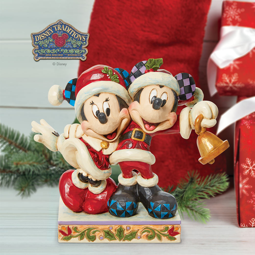 Mickey Mouse and Minnie Mouse figurine