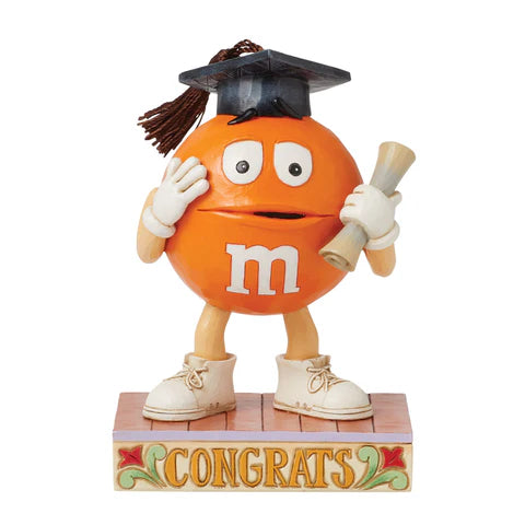 M&M graduate figurine