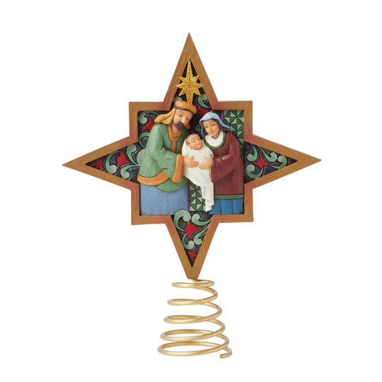 Nativity holiday tree topper