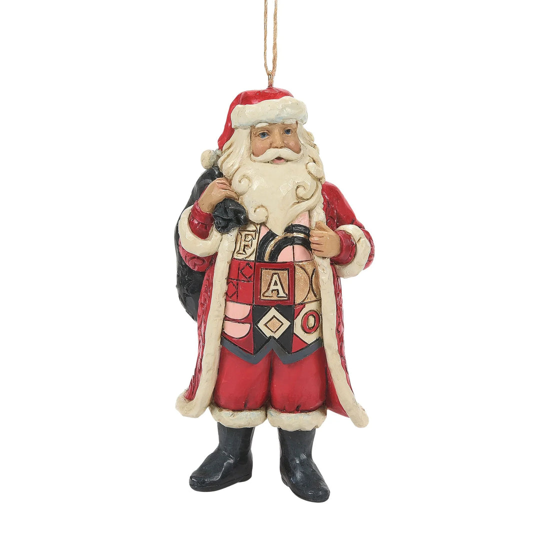 FAO Schwarz Santa Figurine