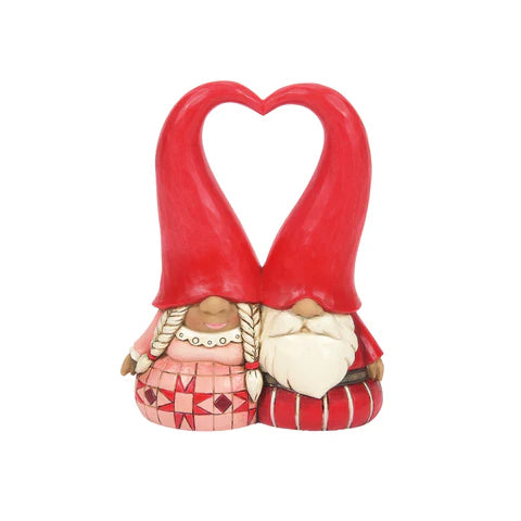 Valentine gnome figurine