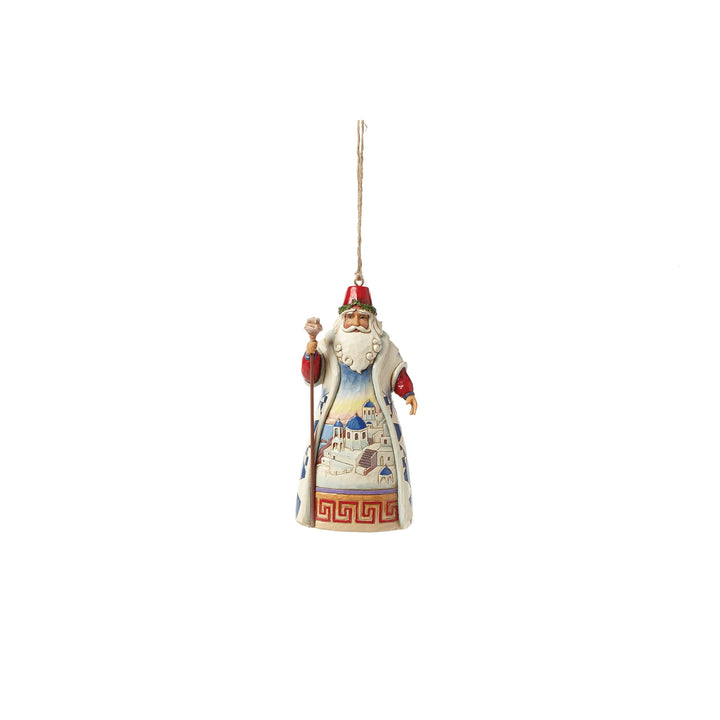 Greek Santa Ornament