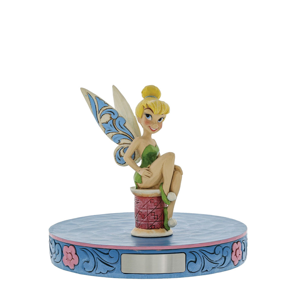 Disney Traditions Jim Shore Peter Pan Crafty Tink Fée Clochette ( Tinker  Bell ) Statue résine 9,5cm