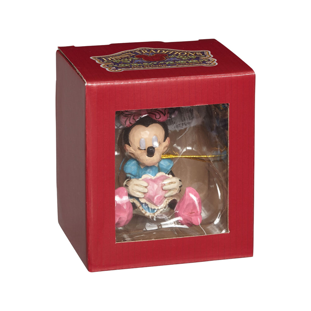 Disney Traditions Minnie Mouse with Heart Mini Figurine