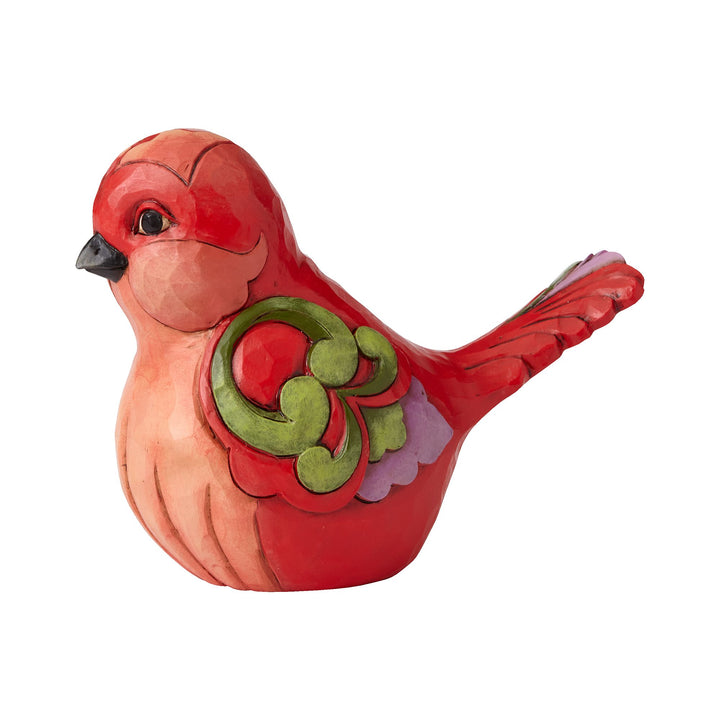 Red Floral Bird