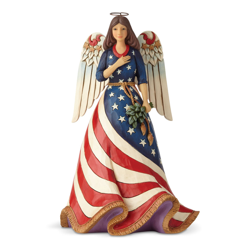 Patriotic Angel w/Flag Dress