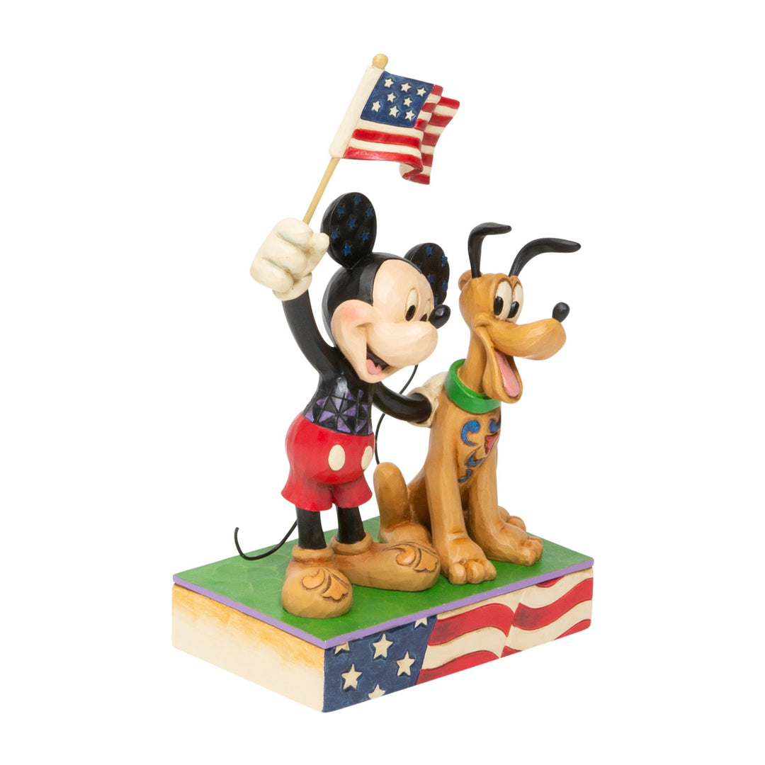 Mickey and Pluto Patriotic