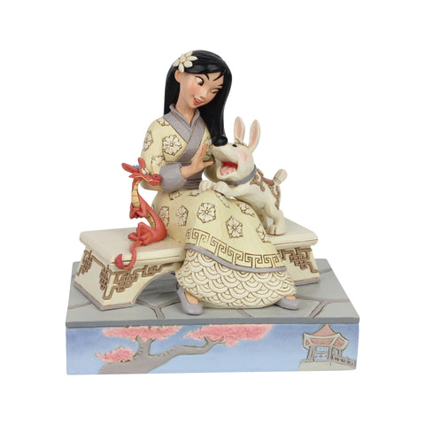 Disney Traditions Mulan with Cherry Blossom Figurine