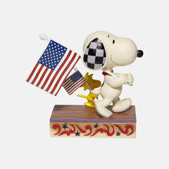 Snoopy/Woodstock with Flags