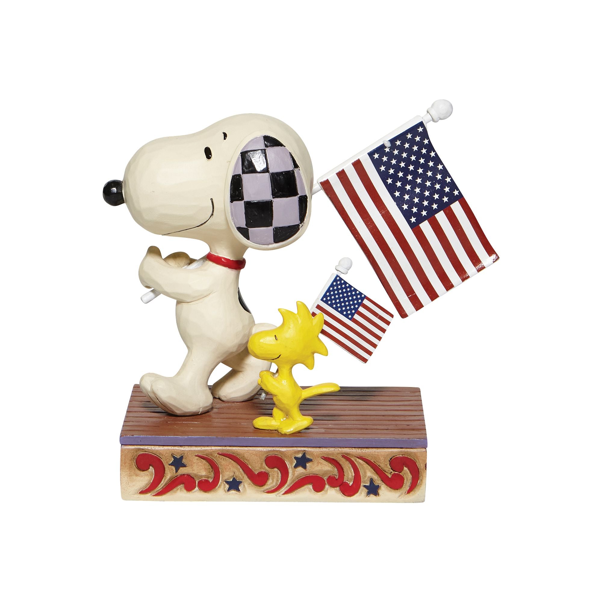 Snoopy/Woodstock with Flags
