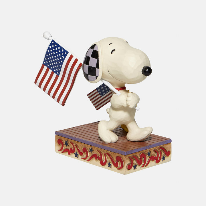 Snoopy/Woodstock with Flags