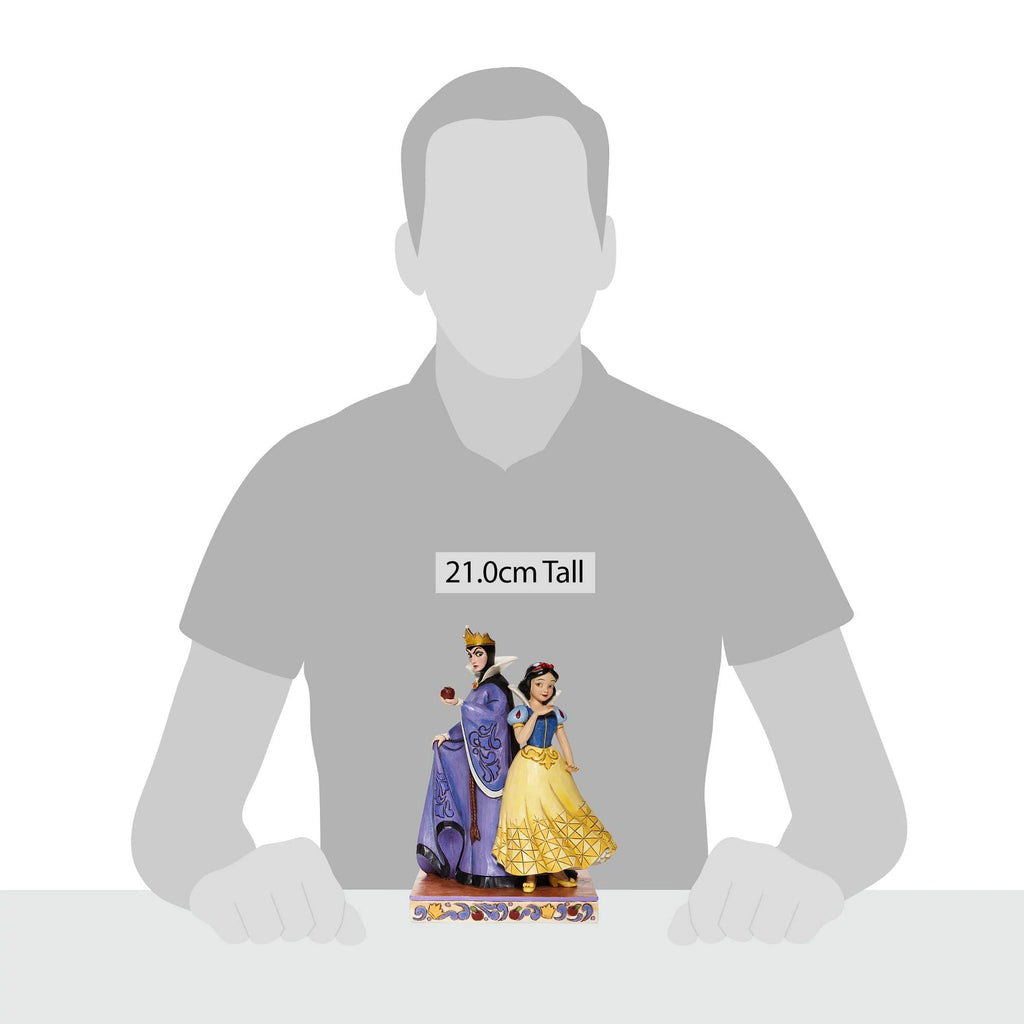 Enesco Disney Traditions by Jim Shore Snow White and The Evil Queen, 8.25  pulgadas, multicolor