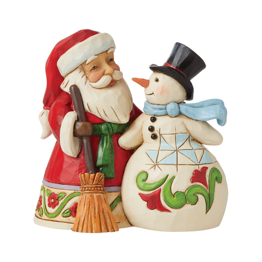 Pint Sized Santa and Snowman