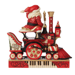 Santa Riding FAO Schwarz Train