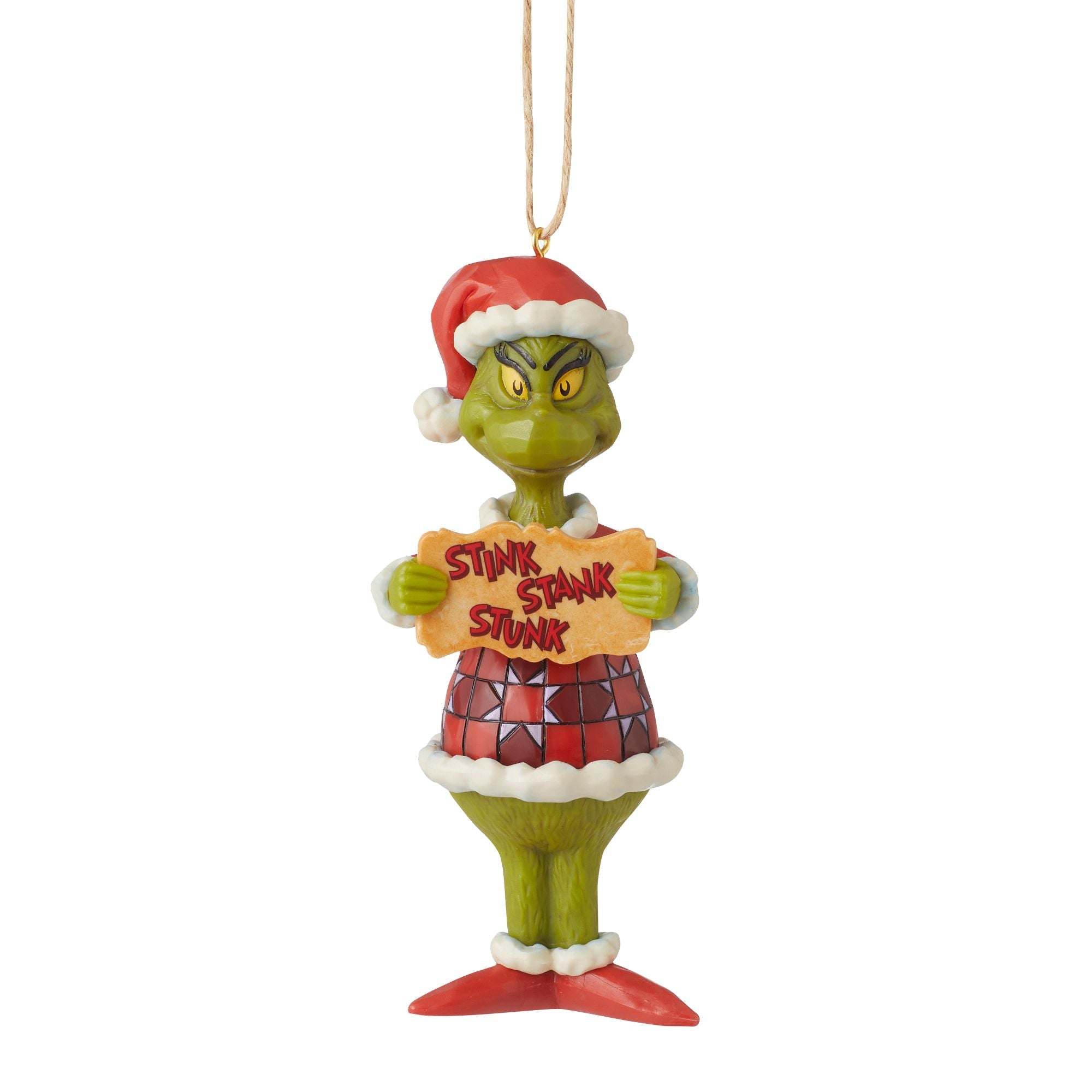 Grinch in Red Truck Ornament – Jim Shore