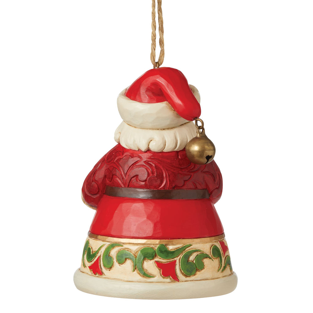 Santa w/Wreath Dated 2021 Orn