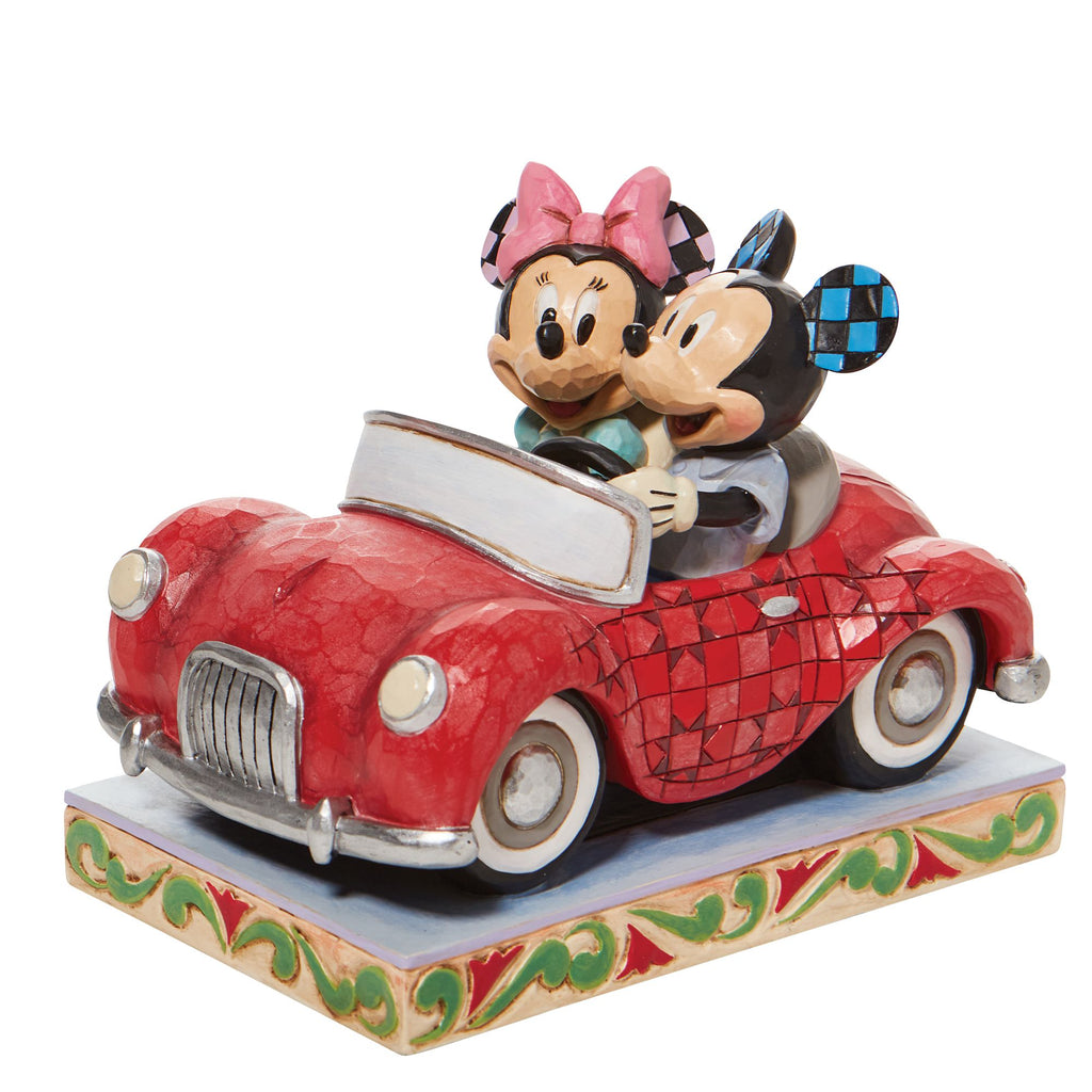 Minnie and Mickey in Car
