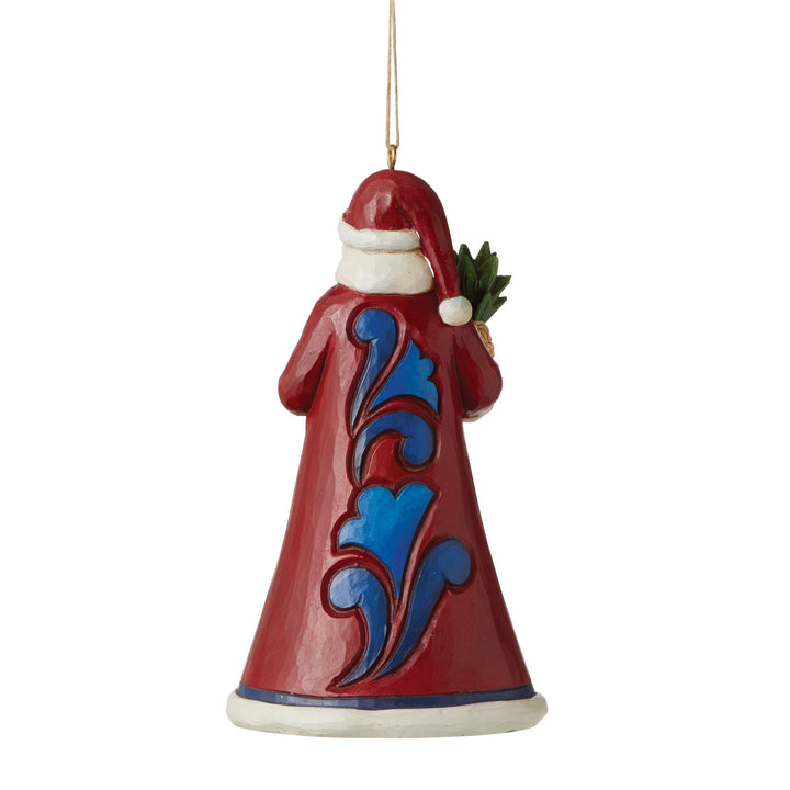 South Carolina Santa Ornament