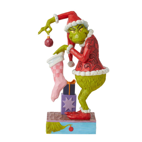 Grinch Stealing Ornament