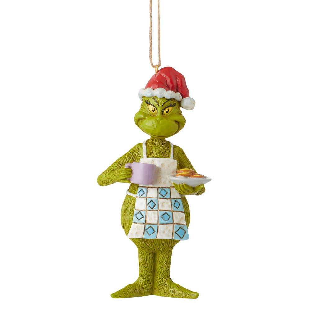 Grinch in Apron w/ Cookies Orn
