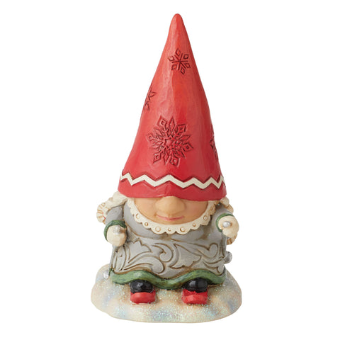 Gnome with Braids Skiing