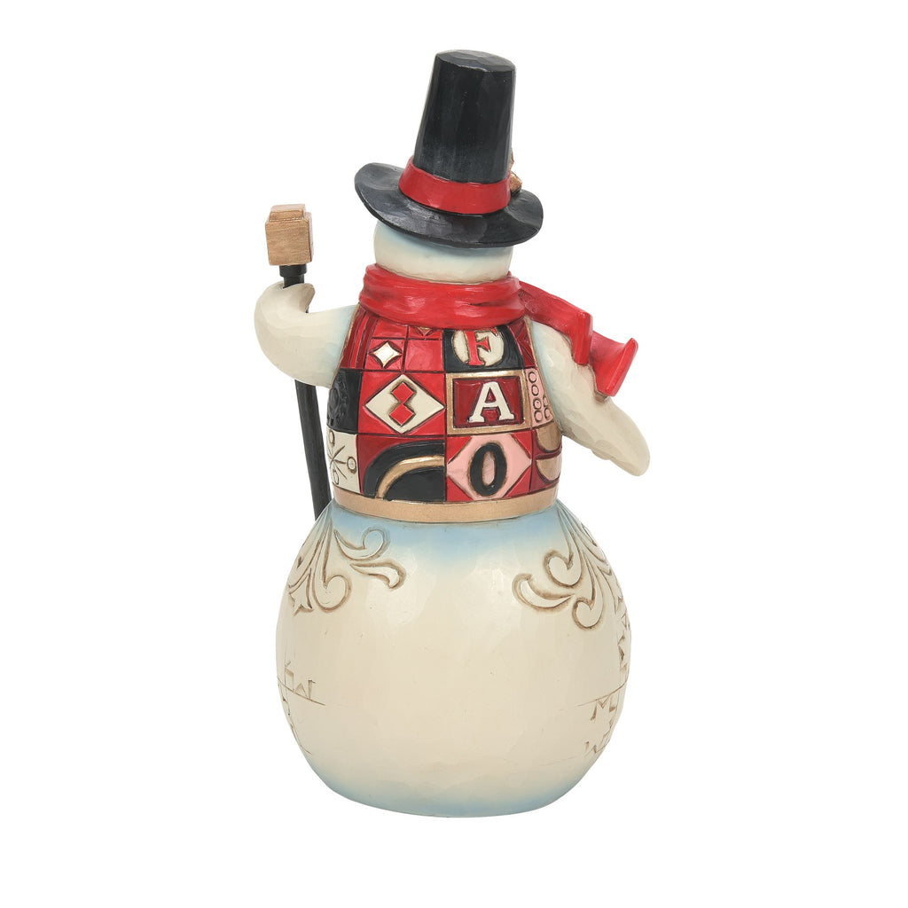 Snowman in FAO Vest