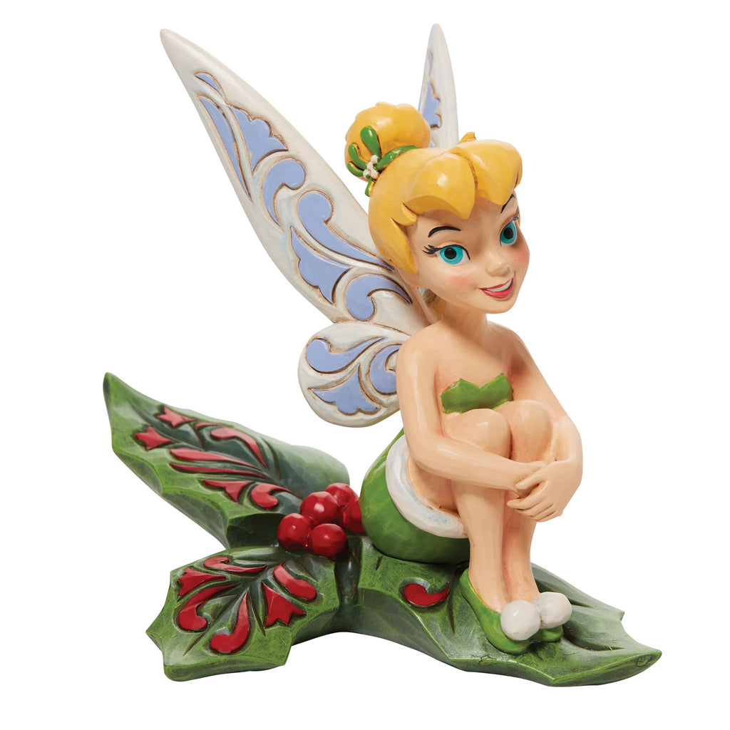 Tinker Bell Sitting on Holly – Jim Shore