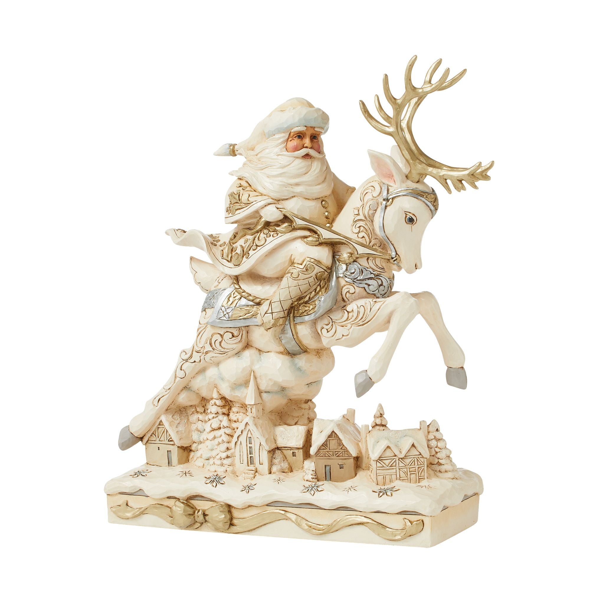skrive dekorere Quagmire Holiday Lustre Santa and Deer – Jim Shore