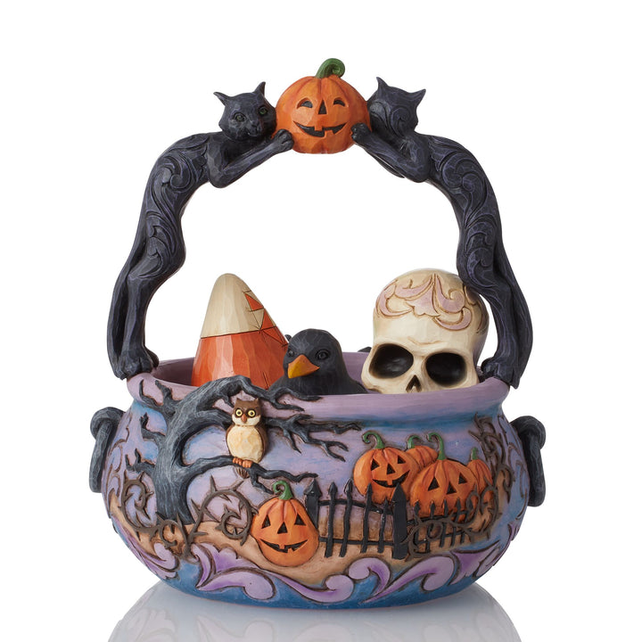 Fig Set/4 Halloween Basket