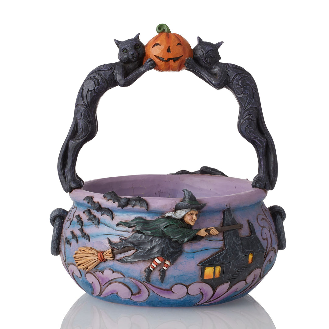 Fig Set/4 Halloween Basket