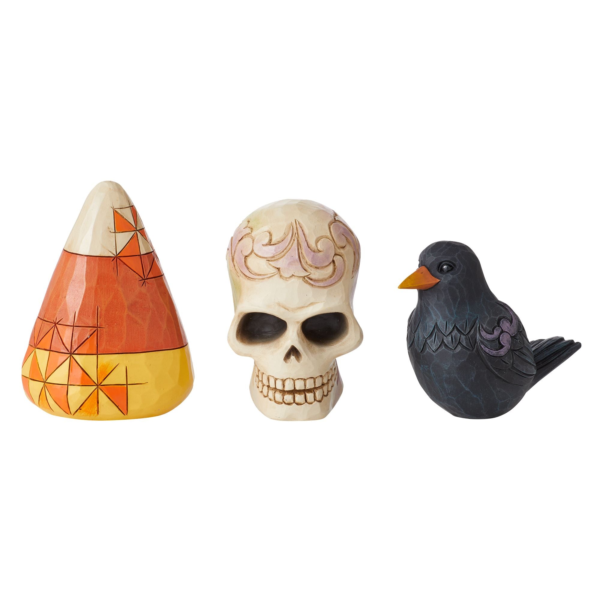 Fig Set/4 Halloween Basket Jim Shore