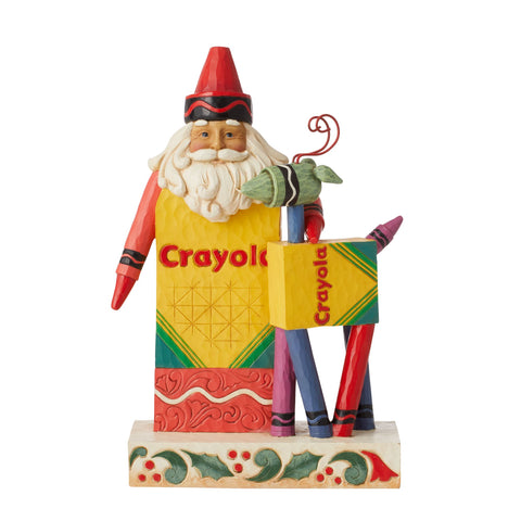 Crayola Santa with Reindeer