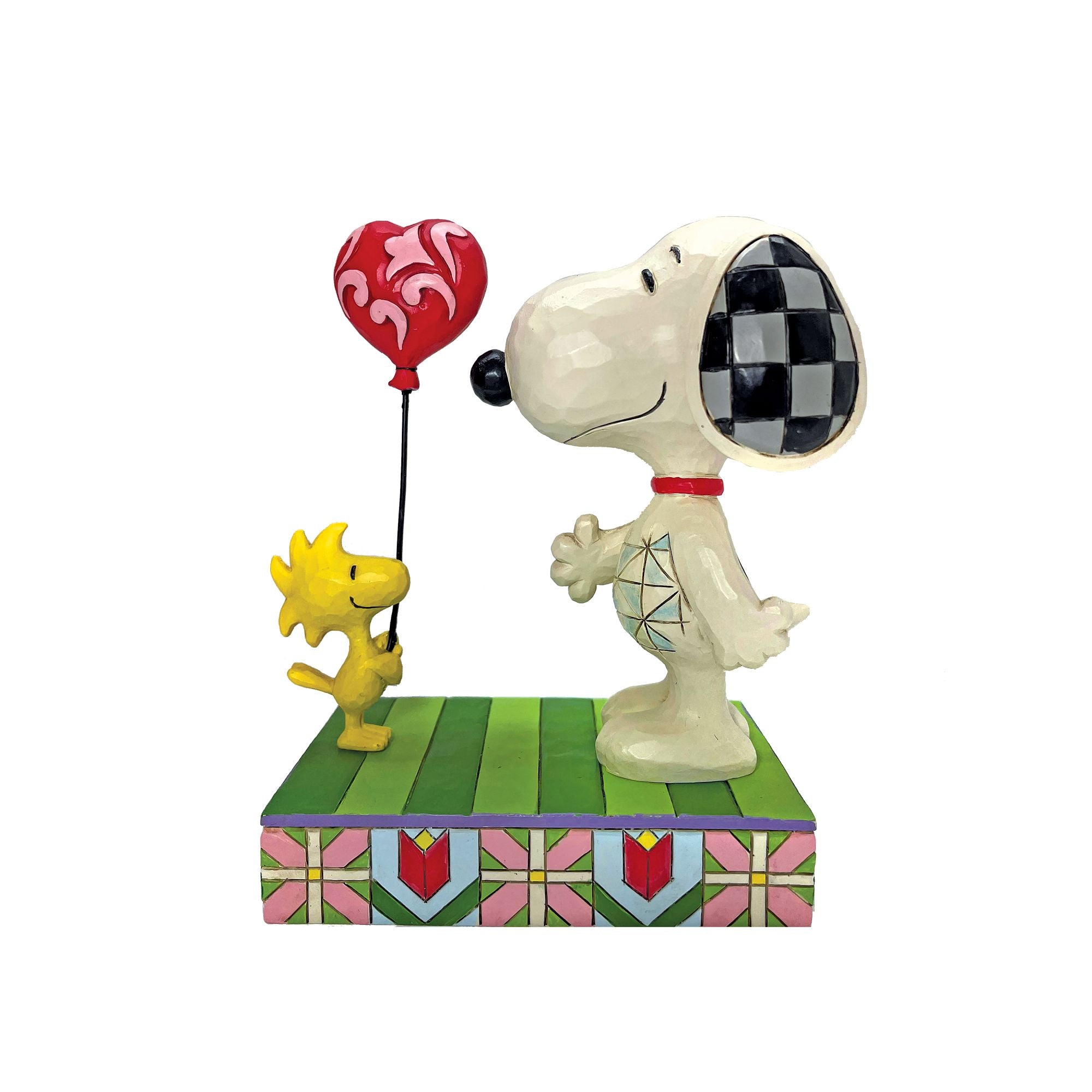 Woodstock giving Snoopy Heart – Jim Shore