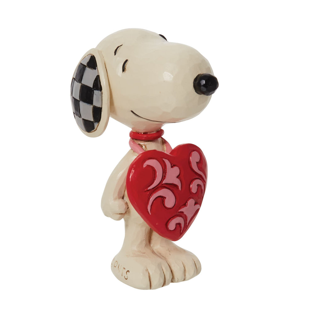 Snoopy wearing Heart Sign – Jim Shore
