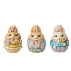 Set of 3 Mini Bunny Eggs