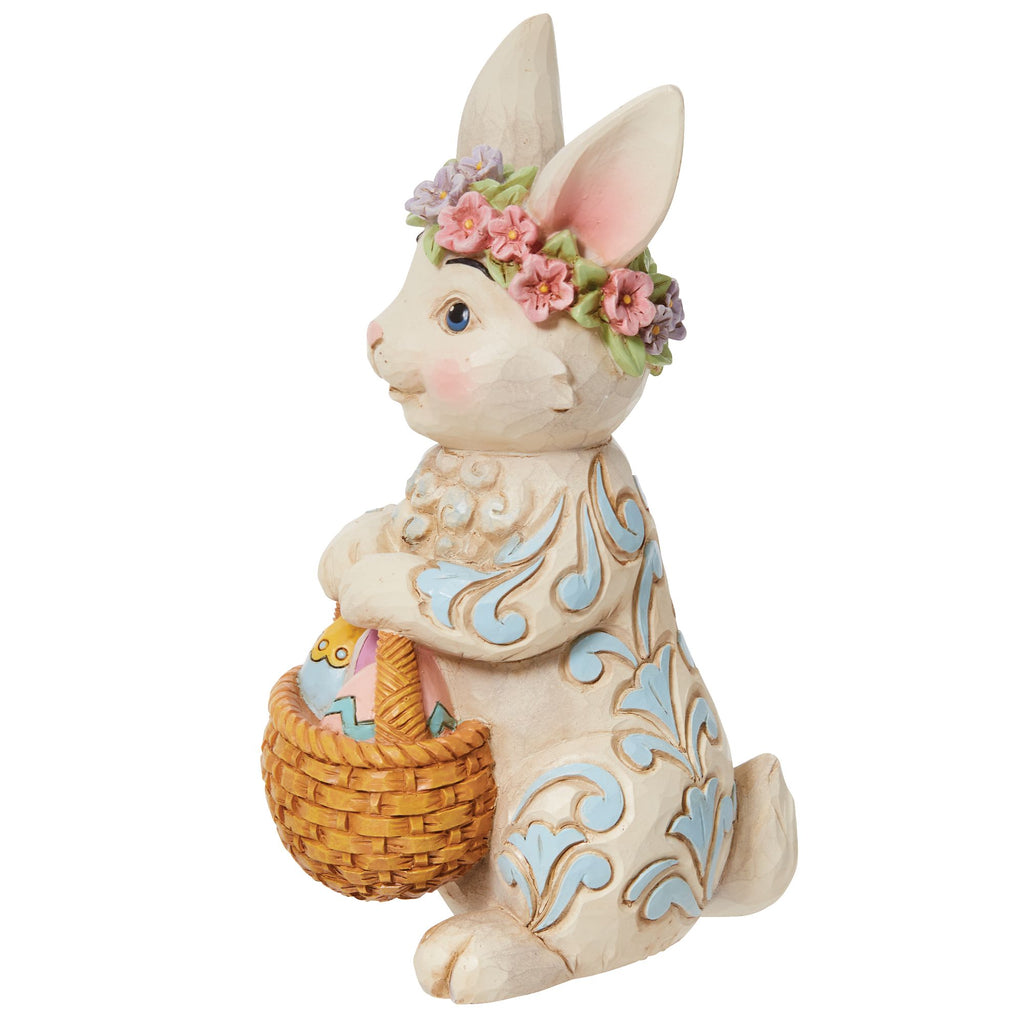 Pint Bunny with Floral Crown – Jim Shore