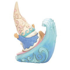 Coastal Gnome Surfing Figurine